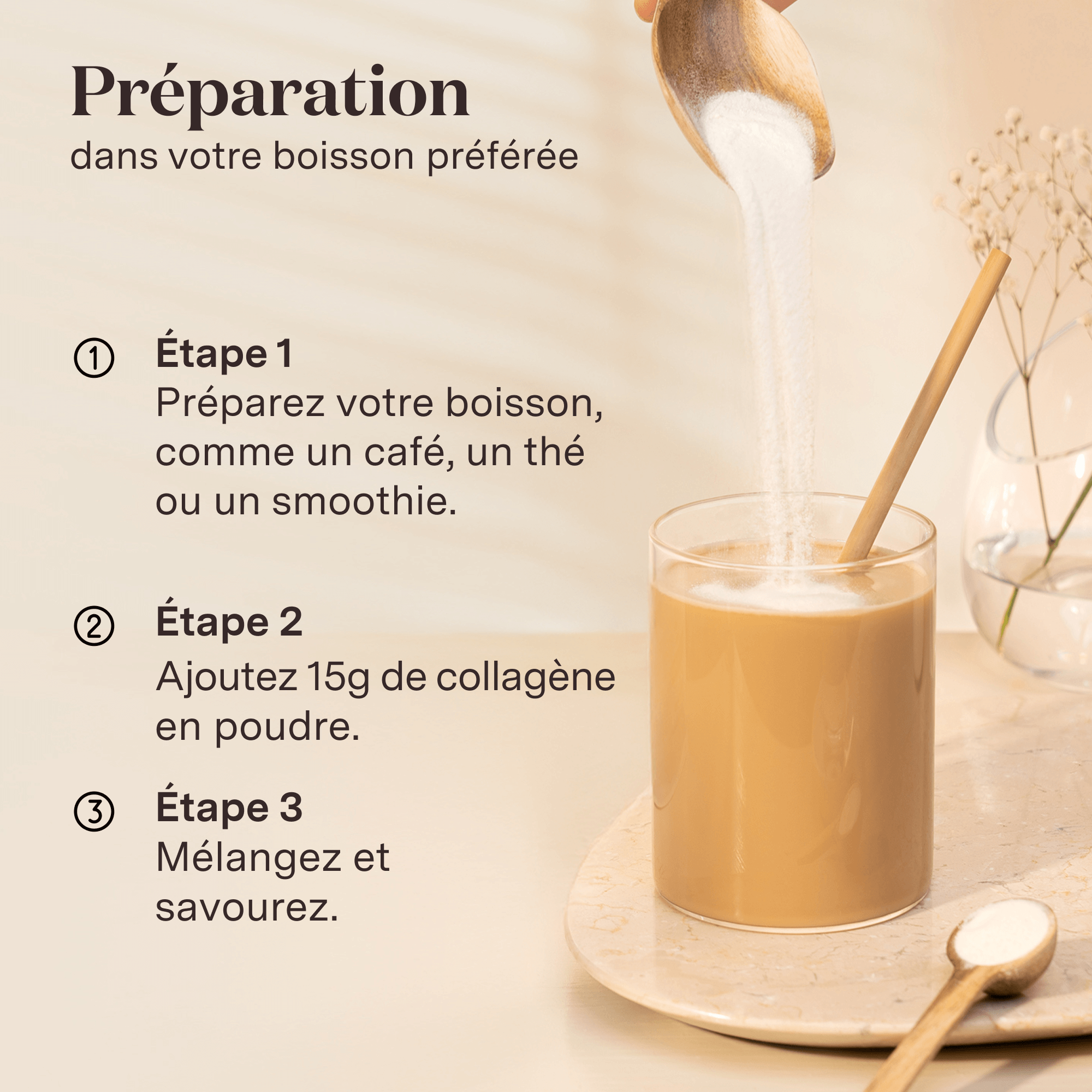 Collagène Glow25 - Notre formule originale enrichie en vitamine c