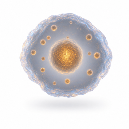 Cellula con riserve di creatina a metà