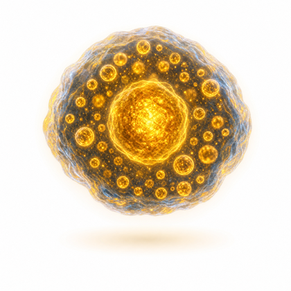 Cellula con riserve di creatina piene