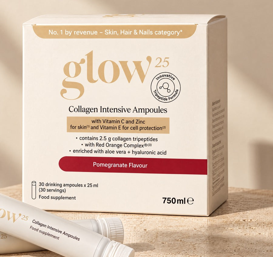 Die Collagène Intensif Ampoules Box mit zwei Trinkampullen